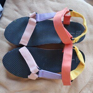 Time and Tru Women's Platform Nature Sandals